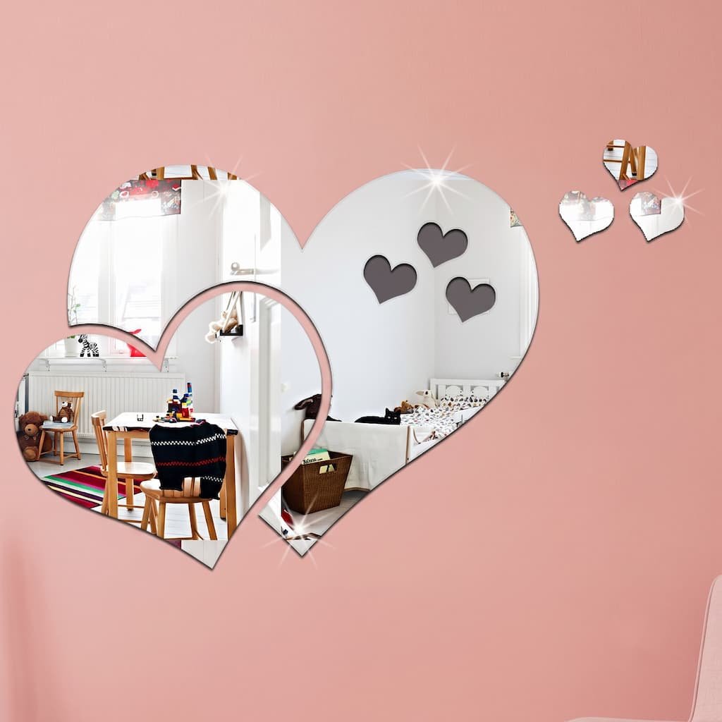 Corazones Espejos Decorativos - Imagen 3
